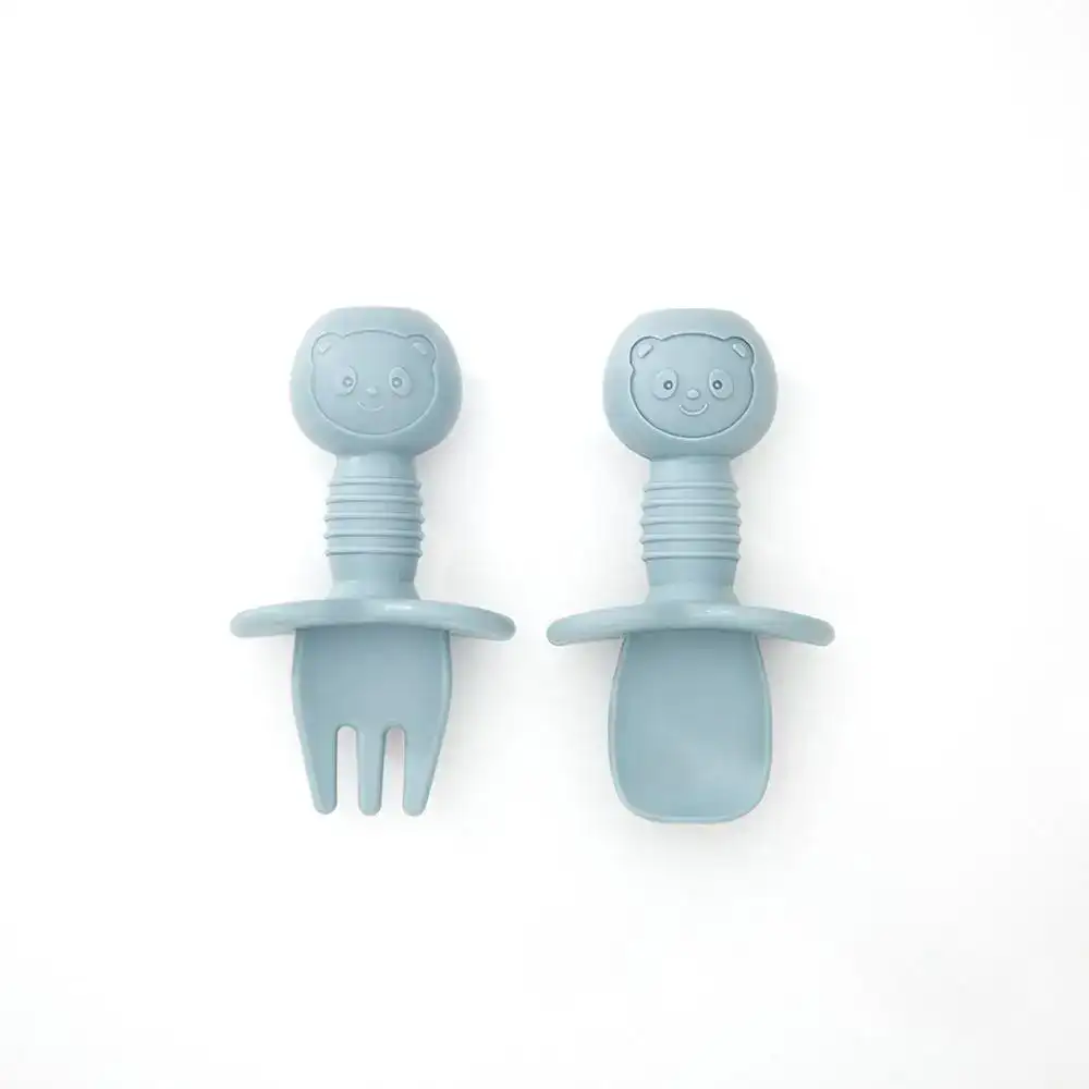 Blue cutlery