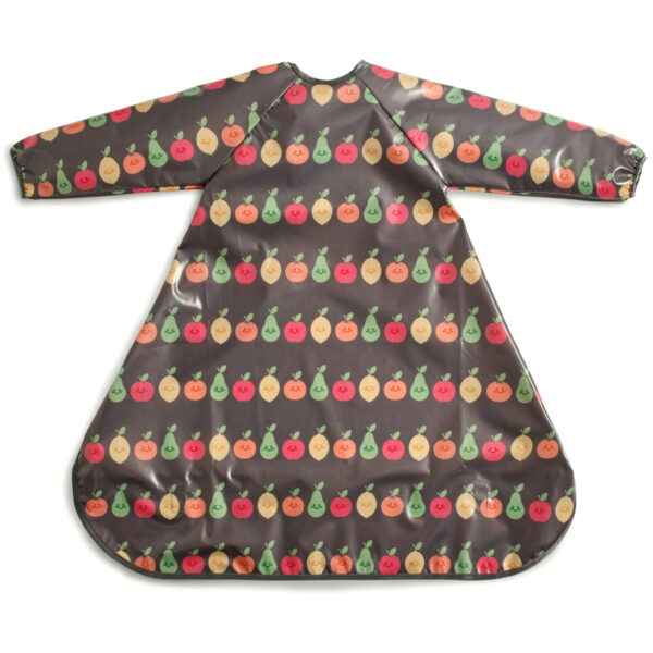 Wipeezee Coverall Weaning Bibs - Happy Fruit 3 bibetta wipeezee coverall bib grey happy fruit x
